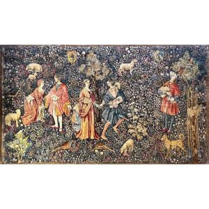 Tapestry Style Mille-fleurs - Printed - 1m95x1m10 - N° 983