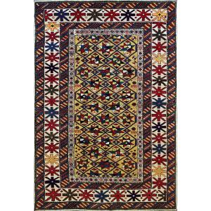 Beau Tapis Du Caucase Vers 1940 - 1m45x1m05, N&deg; 975