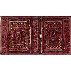 Tekke Bukhara Rug Saddle Bag 19th 105 X 52 - N° 642