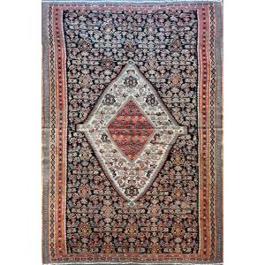 Rare Senneh Carpet In Kilim 19th - 200 X 134 - No. 659