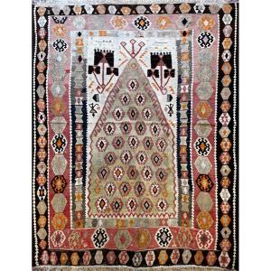 Turkish Kilim Rug 19th - 180x140 - N° 701