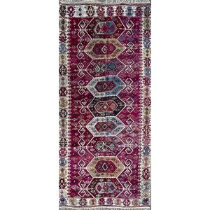 Kilim Sivas Türkiye 19th Century - 3m80x1m60 - N° 757