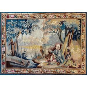 Aubusson Tapestry - Fishing In Summer - 1m13hx1m65l - No. 767