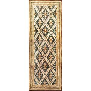 Grand Tapis Savonnerie Vers 1940 - 3m80x1m50 - N&deg; 1043