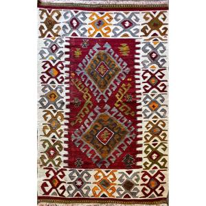 Kilim Ancien De Anatolie Vers 1960 - 180x112 - N&deg; 1120