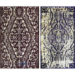Pair Of Fabric Circa 1920 - 0.82x0.50 - N° 1218