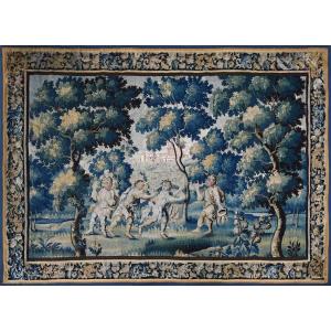 Tapisserie Des Flandres 17e.s - Jeux d'Enfants - L3m55xh2m40 - N° 1367