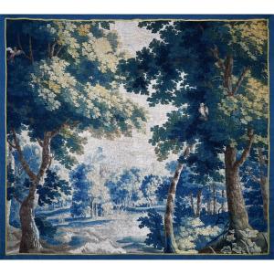 Aubusson Verdure Tapestry 17th Century - L2m13xh1m78 - No. 1373