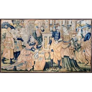 Tapestry From Flanders, End Of 16th Century. Early 17th Century, Dim: 300 L X 180 H Cm, N° 891