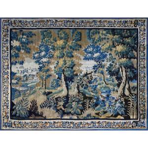 Verdure Aubusson Tapestry Late 17th Century - L 3m55 Xh 2m60 - N° 1389