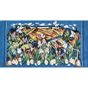 Atelier Simone ANDRE, Tapisserie Aubusson d'après Lilly STEINER - L227xH110 cm - N° 1556