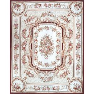 Tapis XIXe siècle - Style Napoléon III, Manufacture d’Aubusson - 3m90x2m75 - N° 1603