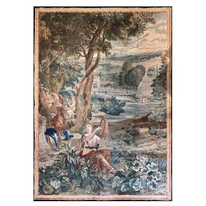 Tapestry, Brussels Manufactory, Late 17th Century, Country Scene - No. 882