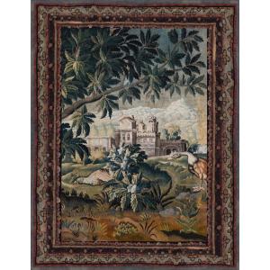 18th Century Verdure Tapestry - Manufacture Royale d'Aubusson - N° 1386