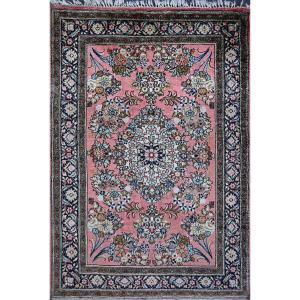 Qom Rug, Circa 1980 – Made Entirely Of Silk – Shah Of Iran Era – Ref. No.: 1668