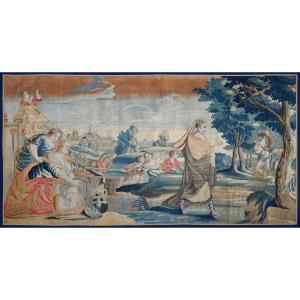 Tapisserie Manufacture Flandres XVIIe.s - Ulysse et Nausicaa, de l'Odyssée d'Homère - N° 901