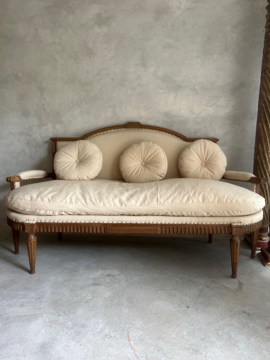 Louis XVI Sofa In Oak