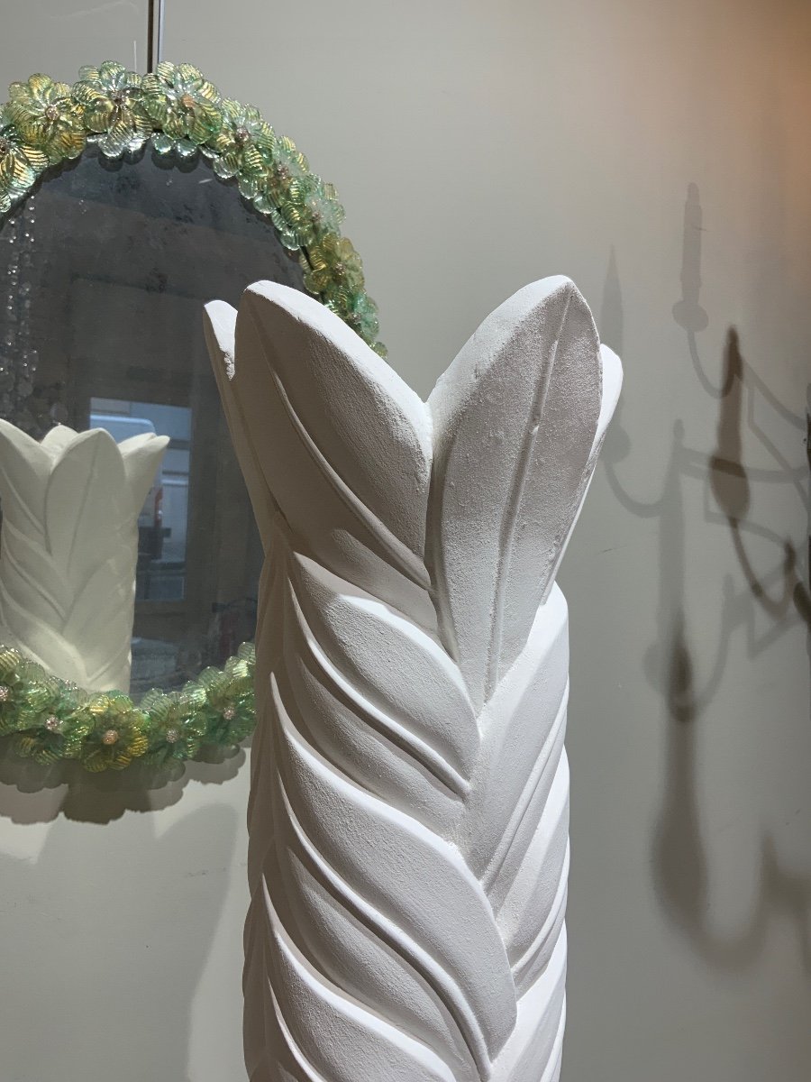 Plaster Floor Lamp Circa 1970'-photo-3