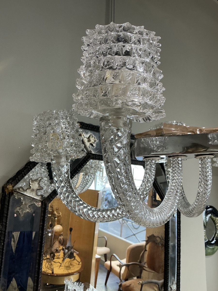 Lustre Par Barovier Circa 1940-photo-2