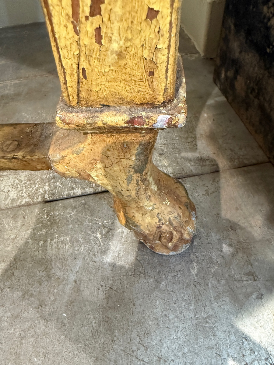 19th Century Italian Marble Top Table -photo-3