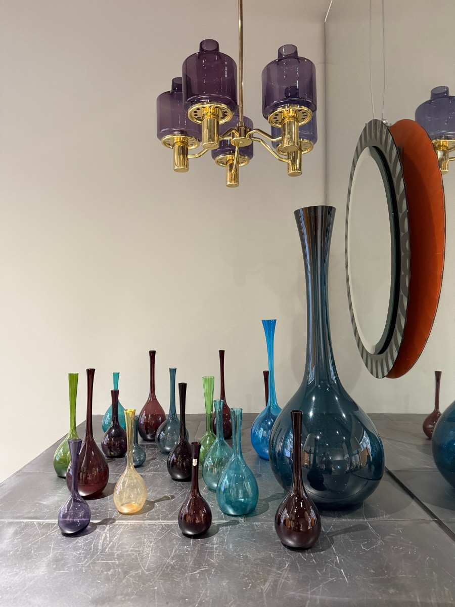 19 vases Arthur Percy Suede 1970