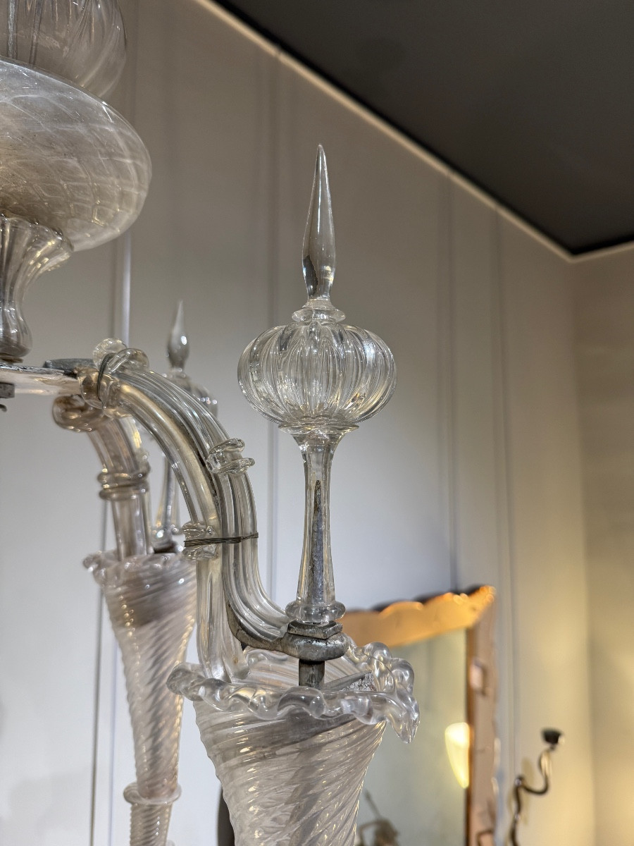 Murano Chandelier Circa 1880 -photo-2