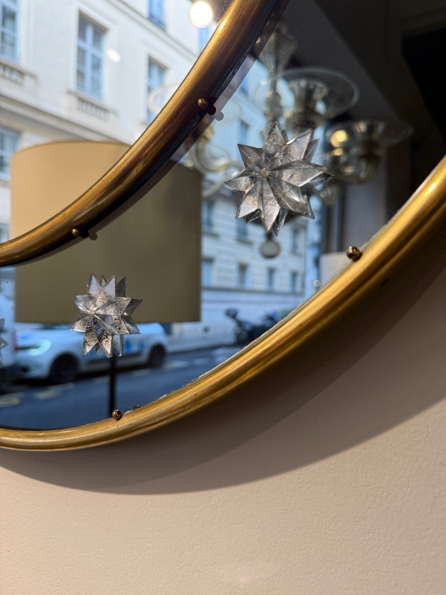 Italian Mirror Circa 1960-photo-3