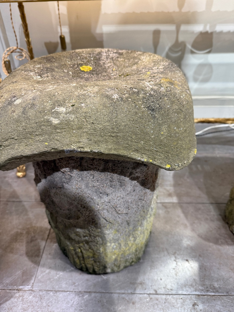 Pair Of Cement Stools By Hoganas, Sweden, 1970-photo-4