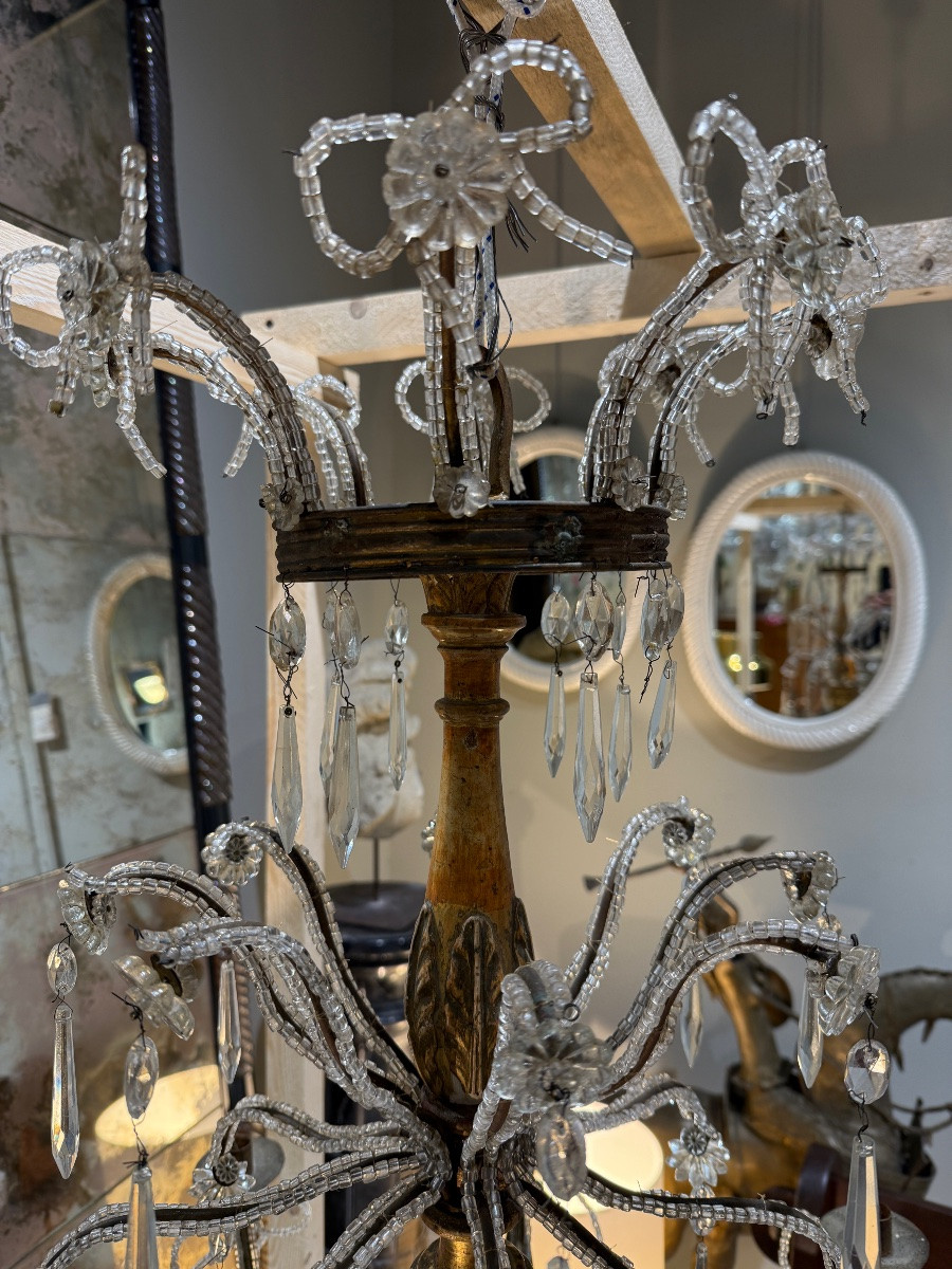 Lustre Italien 19eme Genes -photo-2