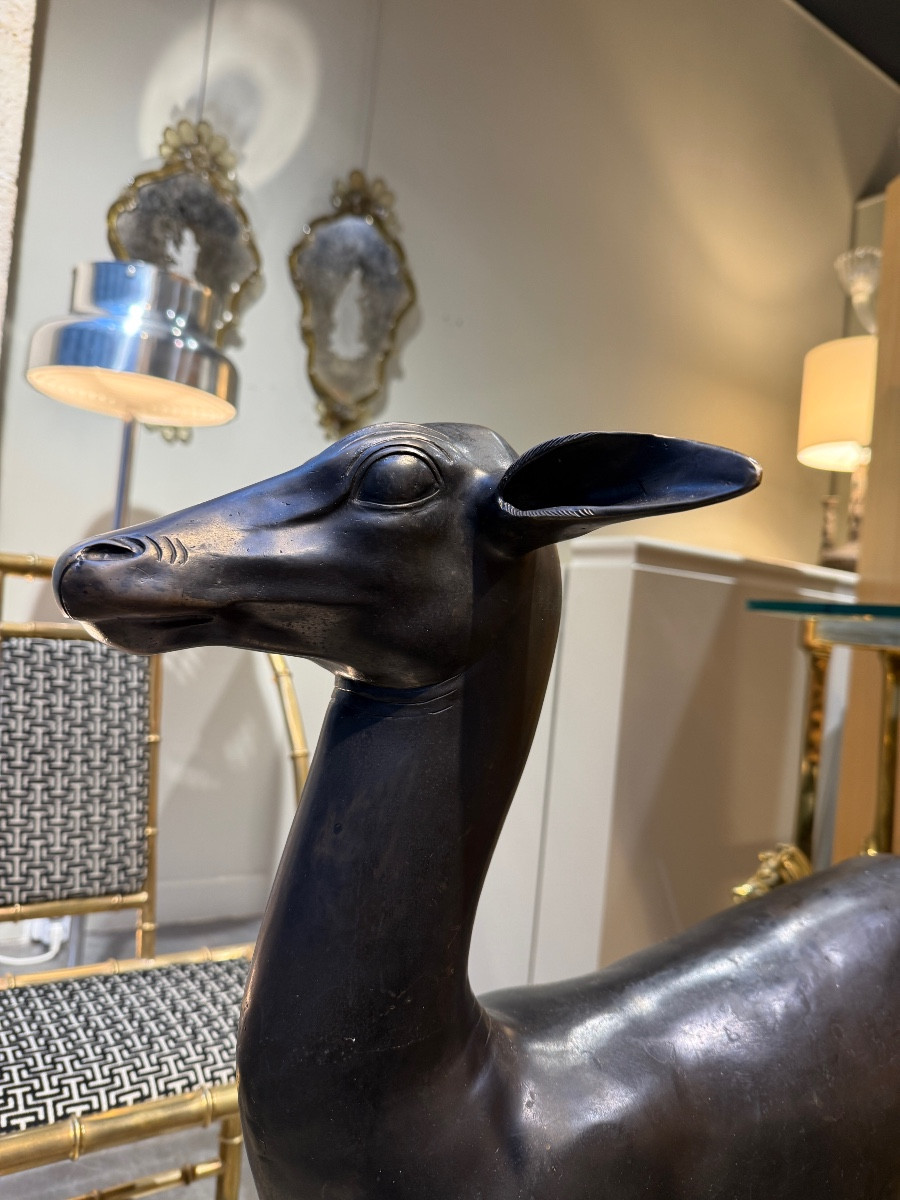 Bronze Deer Circa 1900-photo-2