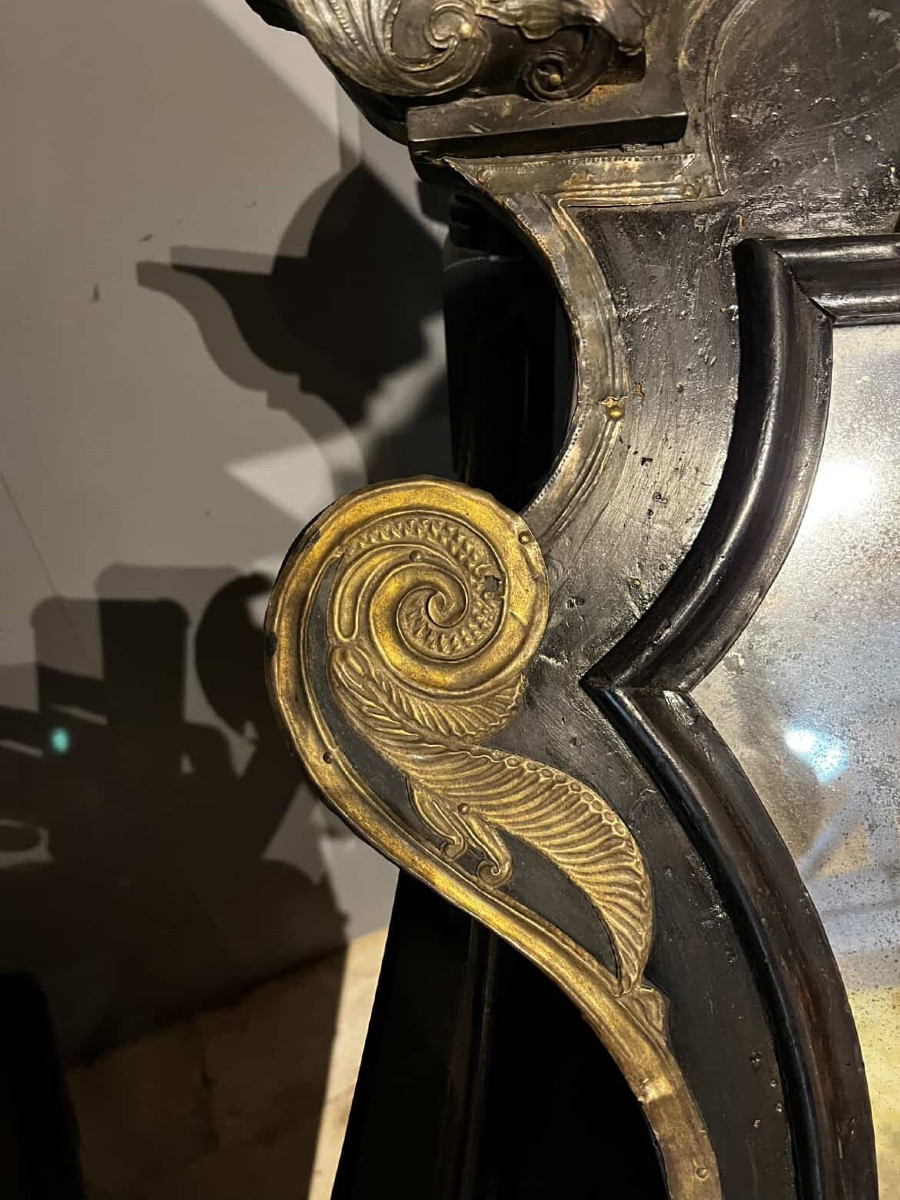 Paire de miroirs Suede 18eme-photo-2