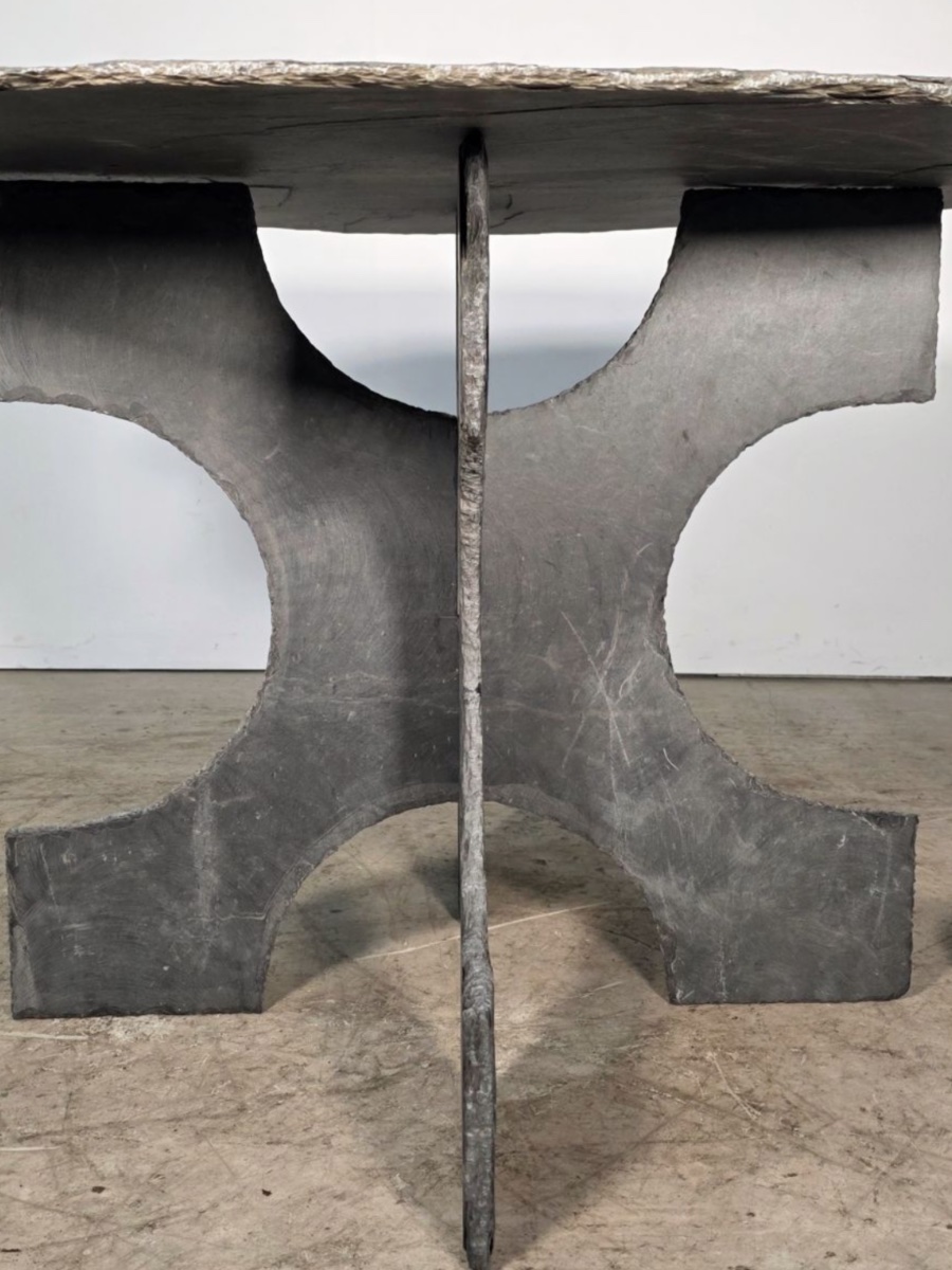 Table en ardoise circa 1950-photo-2