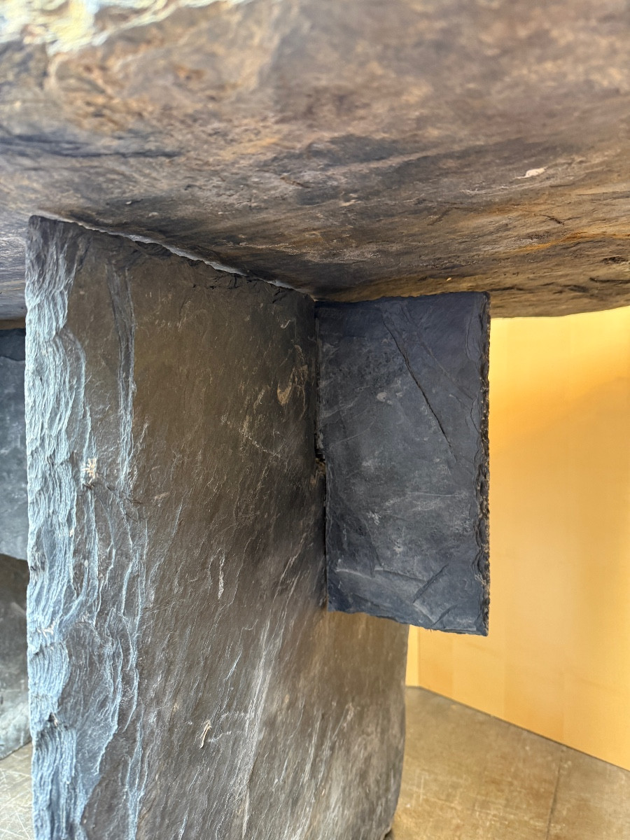 Slate Table Circa 1950-photo-4