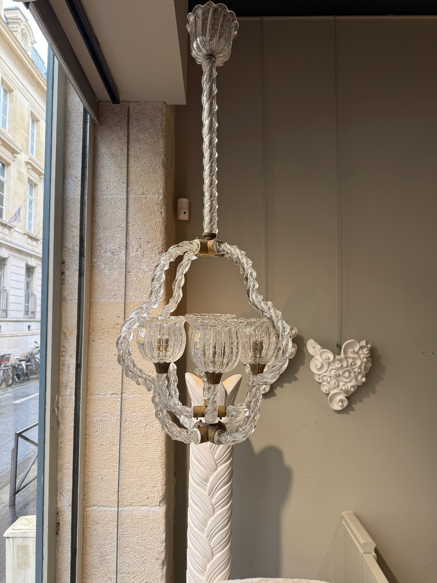 Barovier And Toso Murano Chandelier, 1940