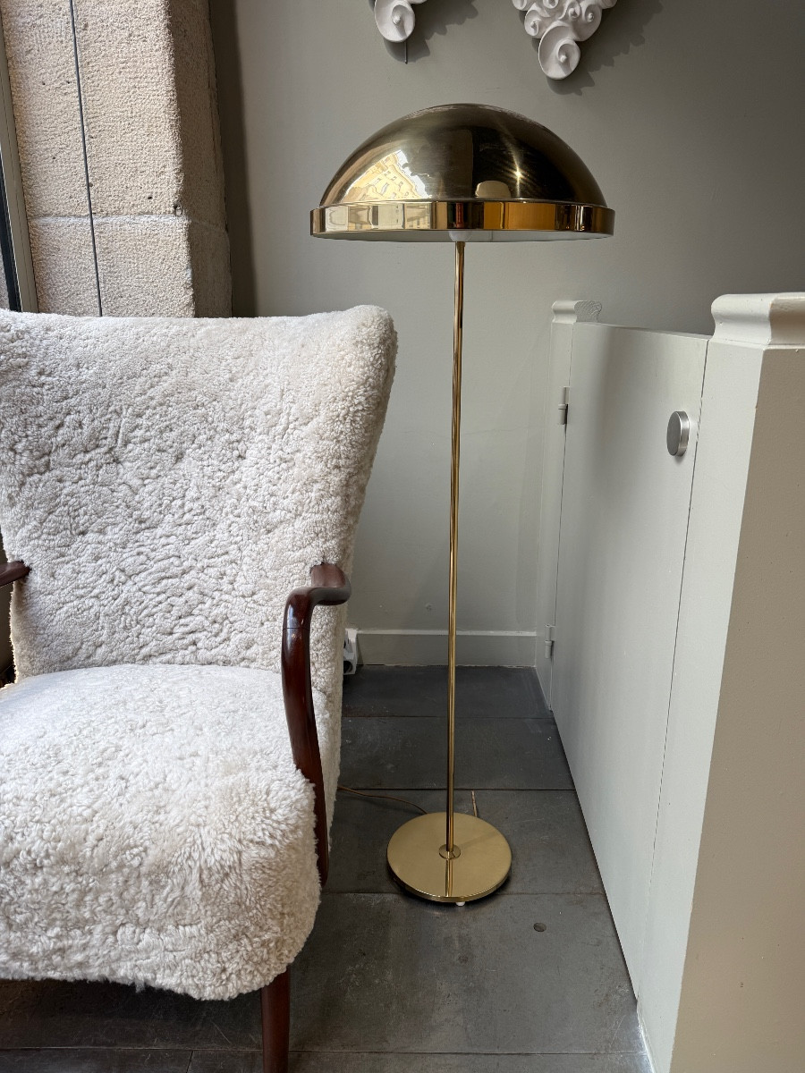 Lampadaire en laiton Bergboms Suede 1970