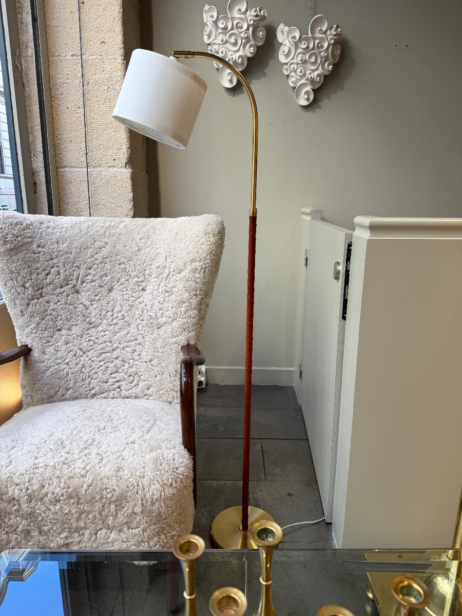 Paire de lampadaires Suède 1970