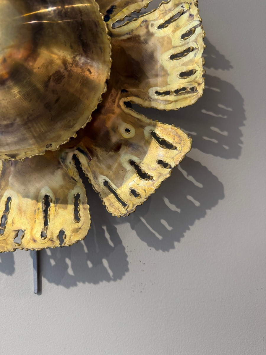 Paire d appliques en laiton Sven Aage Holm Sorensen Denmark 1970-photo-2