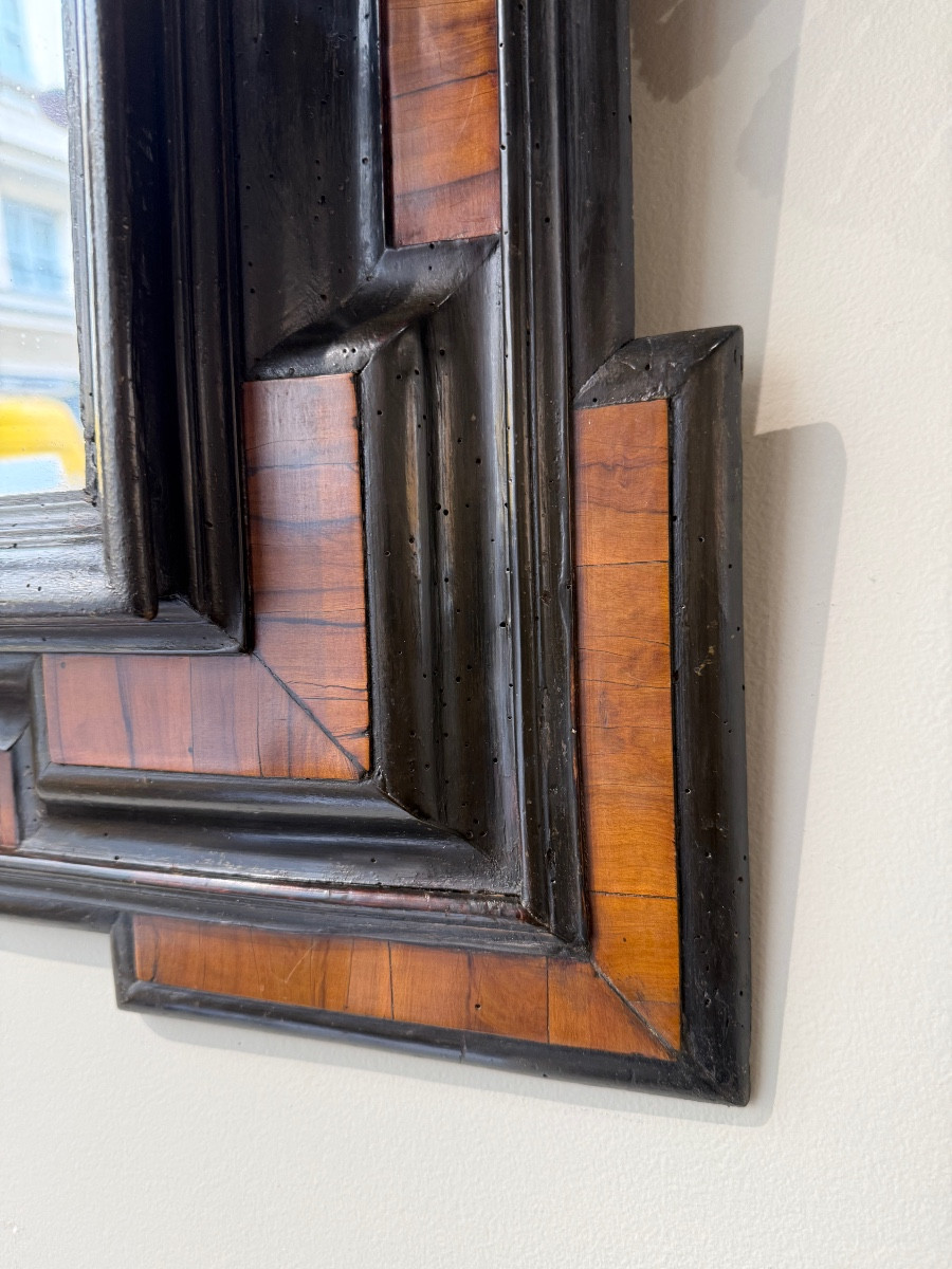 Miroir 17 th c en bois d Olivier -photo-3