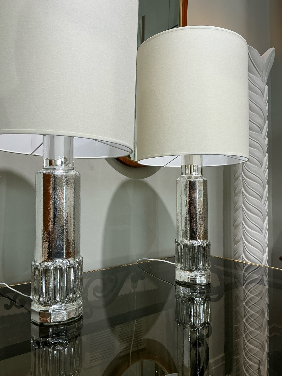 Pair Of Lamps Helena Tynell Sweden 1970-photo-2