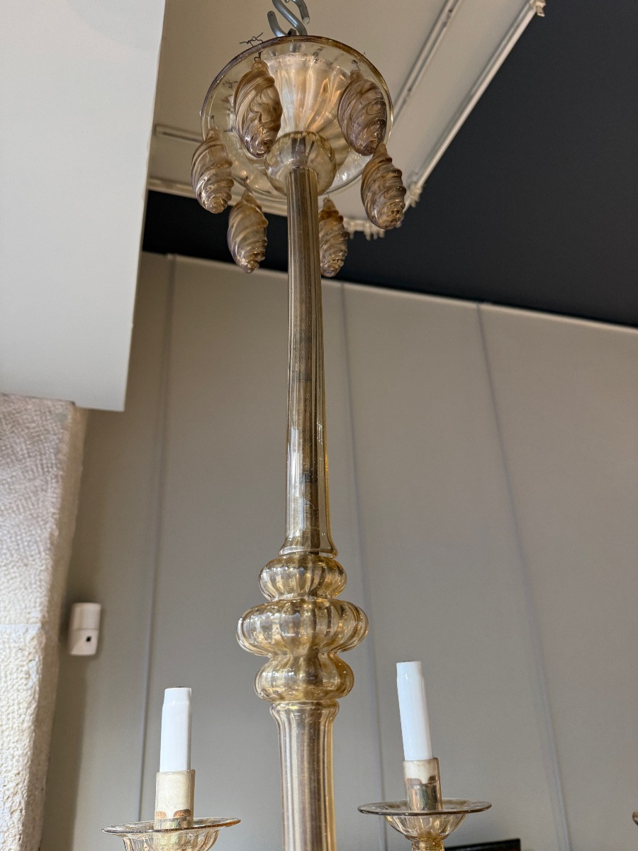 Lustre V Zecchin Murano circa 1920-photo-4