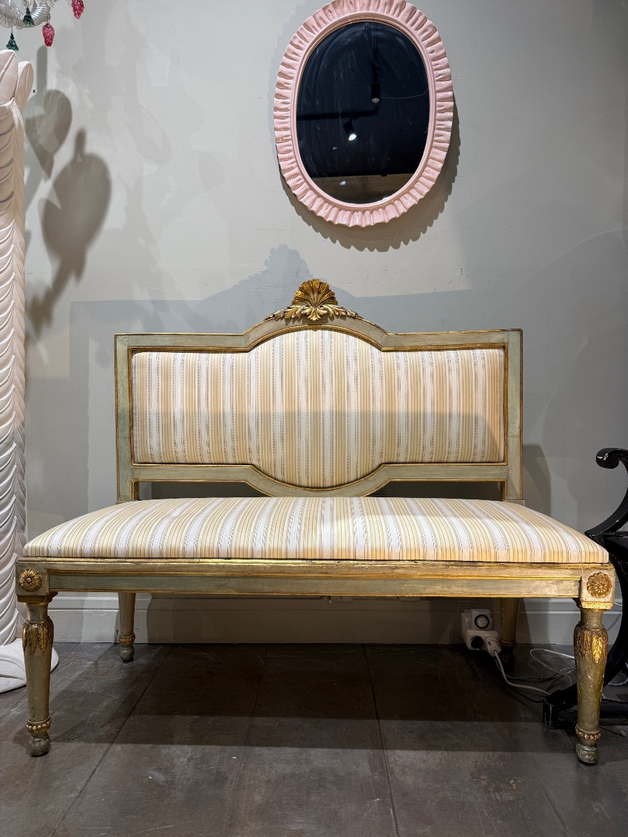 Italian Sofa With 18th Century Frame