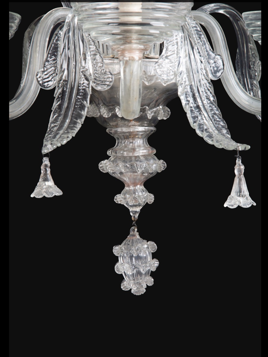 Pair Of Murano Wall Sconces, Venice, 19th Century-photo-3