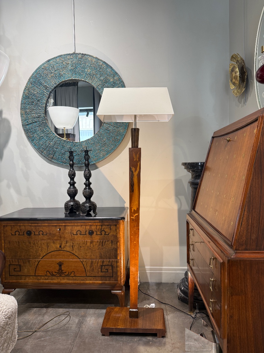 Swedish Grace Floor Lamp, Circa 1920