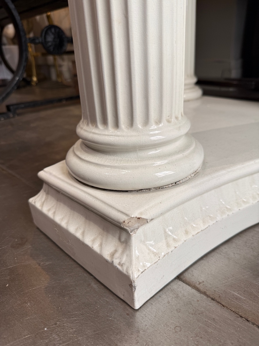 Jardiniere en faience Suede circa 1920-photo-3