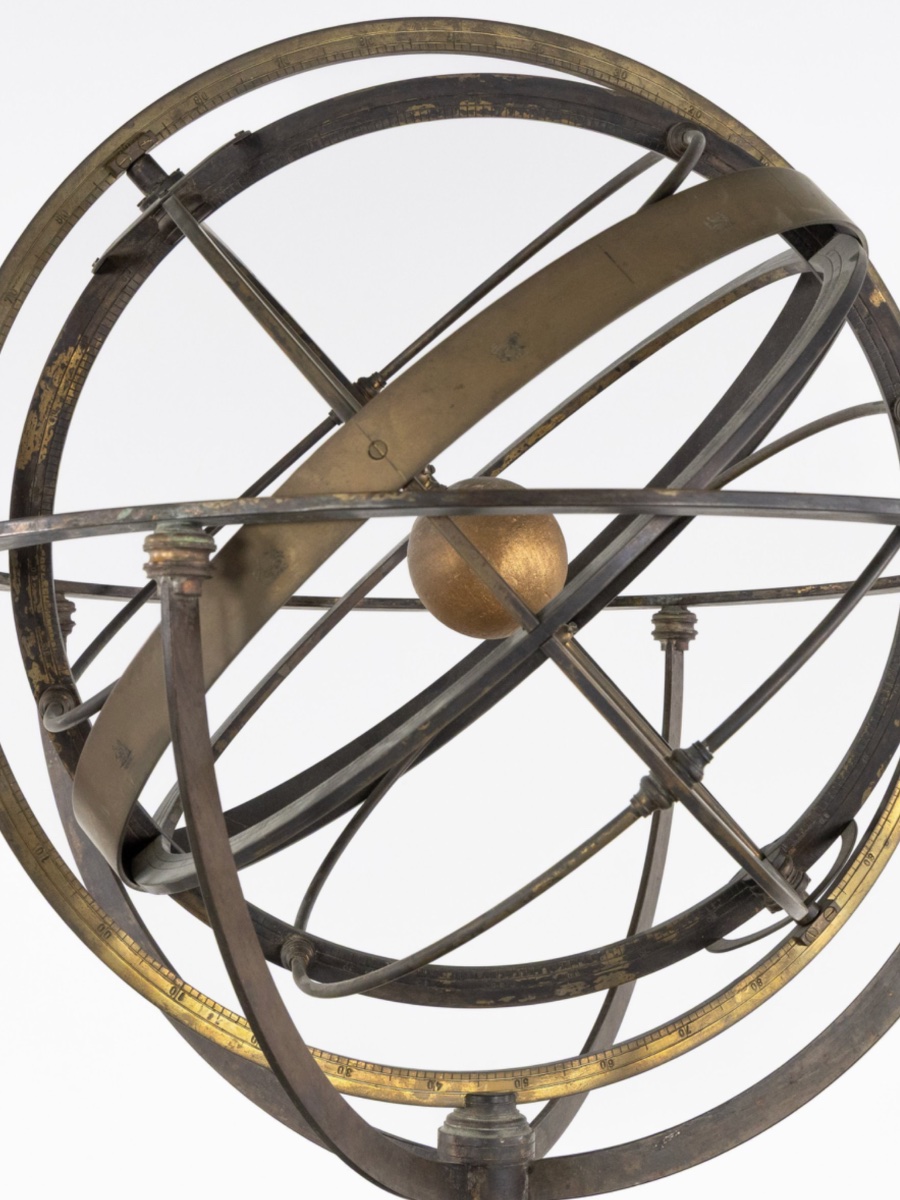  Sculpture en bronze d Atlas 20eme -photo-4