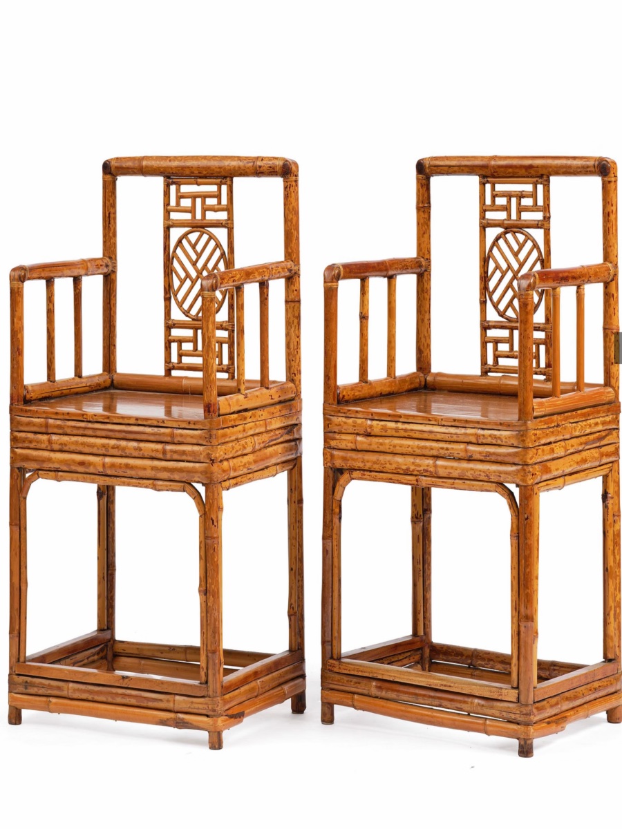 Pair Of 19th-century Chinese Armchairs
