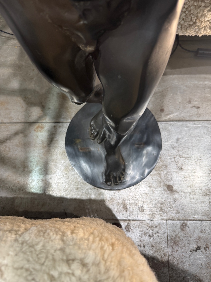 20th-century Bronze Sculpture Of Atlas -photo-4