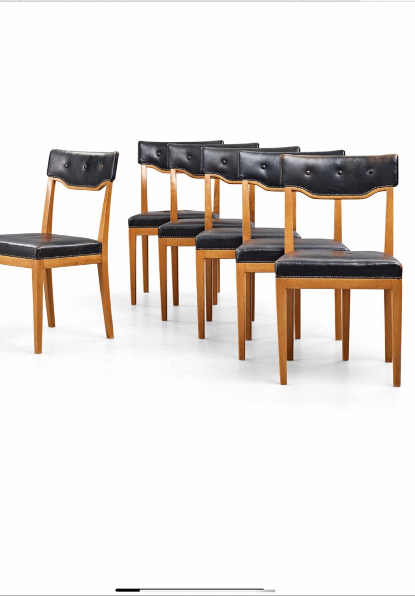 6 Swedish Chairs Circa 1930/40