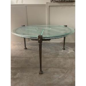 Molded Glass Coffee Table L Klute