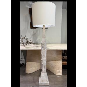 Alabaster Floor Lamp Circa 1930